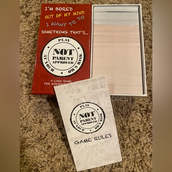 NOT Parent Approved Card Game - Picture 1 of 3